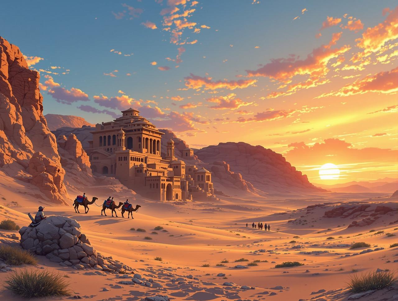 聚合夸克短剧与敦煌城市文旅合作 - 《丝路花雨·敦煌篇》